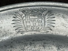 Très rare assiette - trÈs, Étain