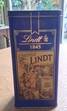 Boîte Métallique Lindt Chocolat / Vintage Collector Limited Edition 150 Ans