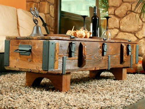 Table basse main - table, à