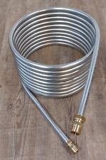 Neuf Förderspirale Inox 18x1mm 10m Außendurchm. 31cm Chauffe-Piscine Avec 1/2'