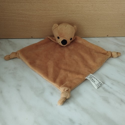 Doudou plat forme carre uni - carre,
