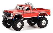 GREENLIGHT, FORD F-250 Monster Truck 1974 avec pneus 48 pouces GODZILLA, éche...