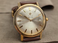 Montre Homme Zodiac 723-920 Automatic Gold Vintage 35mm