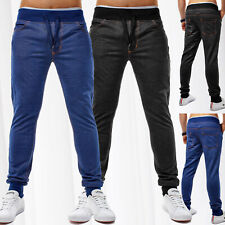 Pantalon jogger pour homme en style denim slim fit jogging denim jeans