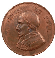 CBR/05/2025(REF339) Médaille SAINT VICENT DE PAUL EGLISE FRENCH MEDAL