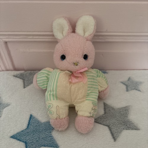 Peluche doudou lapin - , rose