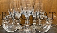 Sublime Lot De 8 Verres à apéritif Cristal Baccarat Modèle Clermont Côtes Plate