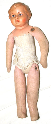 Ancienne poupée petitcollin - poupée,