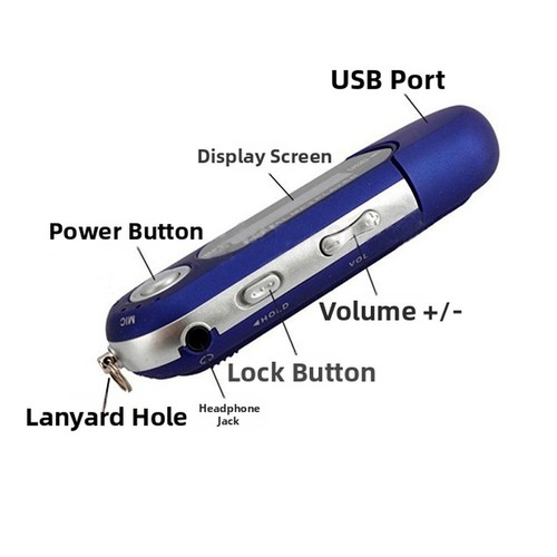 Lecteur mp3 usb avec écran - mp3,