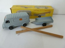 Authentique renault 1000 kgs avec remorque PTT par CIJ avec boite ref 3/60 T