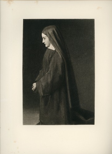 Lithographie la religieuse - lithographie, :