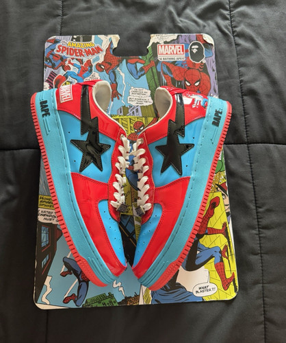 Bathing ape bapesta marvel - a,