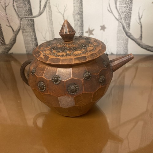 Ancien pot tabac bois - ancien,