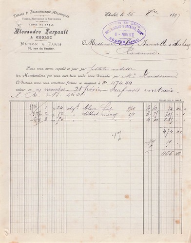 Cholet tisseur turpault - 49,