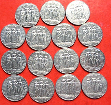 Lot : 15 pièces de 1 franc Etats Généraux 1989
