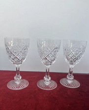 3 Verres À Eau En Cristal