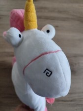 Peluche doudou coussin licorne blanc rose despicable me moi moche et mechant 3