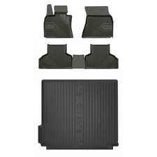 Frogum TPE Tapis De Sol+Coffre Jeu pour BMW X5 F15 2013-2018 TPE ensemble tapis