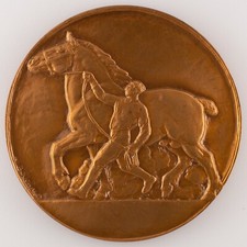 Médaille Récompense agricole ou hippique - par Henri Bouchard et Henri Dubois