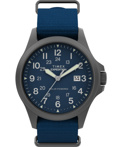 Timex montre bleu analogique - bleu,