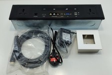 SMART HD8630-T Métal brossé Auto Detect Auto Switch HD8630-T Media Hub Panel