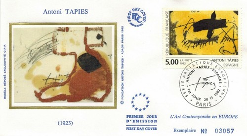 1992 fdc enveloppe soie - 1992-fdc.enveloppe,