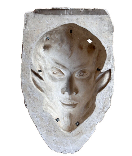 Ancien masque faune - masque,