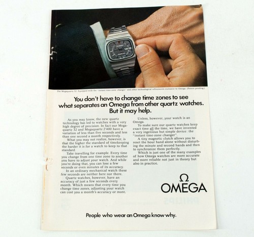 Montre omega megaquartz temps - omega,