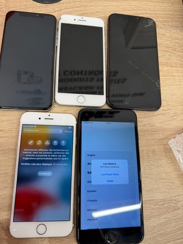 Lot iphone plus x 11 - 6s,