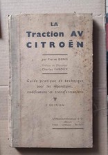 manuel  citroen traction avant 1942
