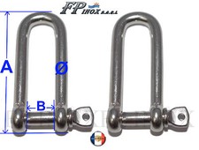 Manille longue 6mm libre - manille,