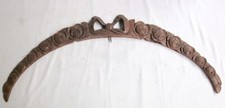 Arc en bois sculpté fin XIXème / début XXème pour armoire, miroir ou autre usage