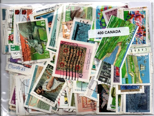 Lot 400 timbres canada - de,