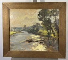 Marius WOULFART (1905-1991) Paysage Nature Peintre juive Russe Frauenburg