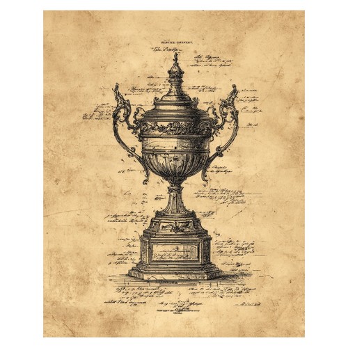 Affiche croquis vintage - affiche,
