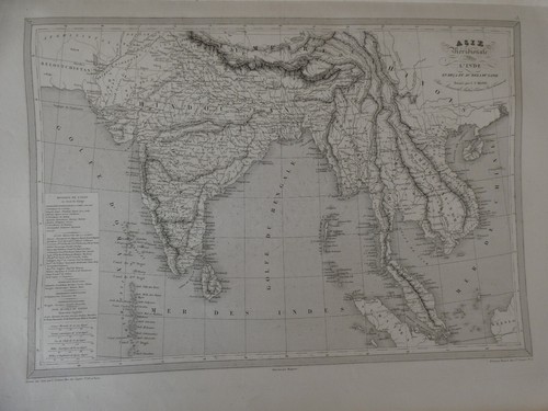 Carte issue atlas geographie