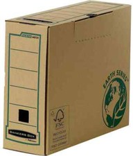 [Ref:4473102] FELLOWES Lot de 20 Boîtes d'archives EARTH A4+ dos de 10 cm