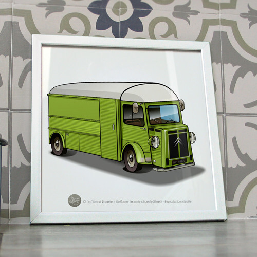 Poster citroen type hy - poster,