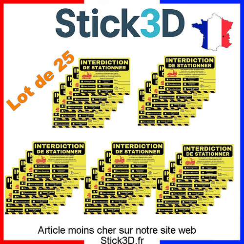 Lot autocollants - de,