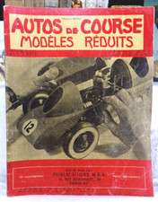 AUTOS DE COURSE MODÈLES RÉDUITS, MAURICE BAYET, PUBLICATIONS M.R.A, 1948