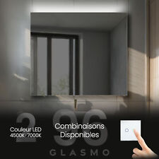 Miroir de Salle de Bain Lumineux LED | Illumination Eclairage | Sur Mesure