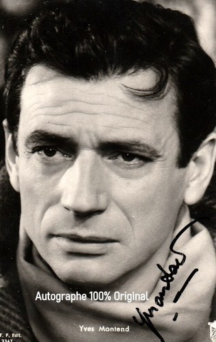 Yves montand autographe - yves,