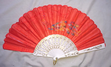 Ancien beau eventail - eventail, motif