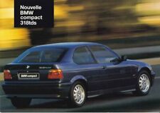 Catalogue Brochure BMW 318 tds Compact E36 1/1995 Belgique en français