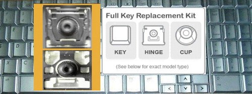 Touche key not - keyboard, hp