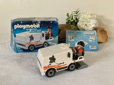 825⚜️ Jouet Playmobil Réf 6193 Agent D'entretien et Surfaceuse