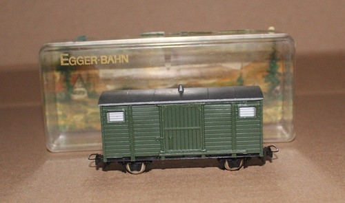 Egger bahn wagon couvert vert - egger, bahn,