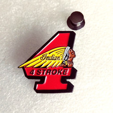 Pin's lapel pin pins MOTO BIKE MOTORCYCLE INDIAN FOUR 4 STROKE chef Indien