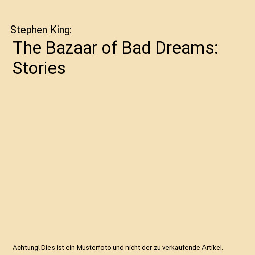 The bazaar bad - bazaar, of