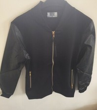 Bomber noir - doré - Taille